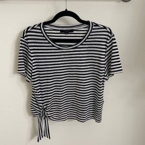 All Saints Crop with Tie detail